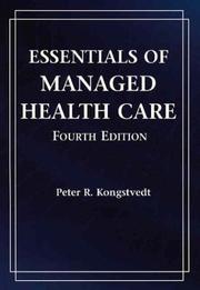 Cover of: Essentials of Managed Health Care with Study Guide