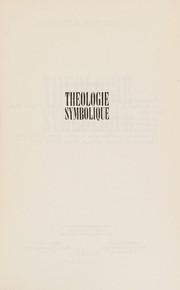 Cover of: Théologie symbolique