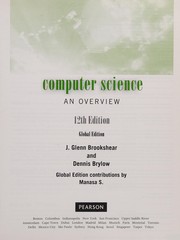 Computer Science - An Overview by Glenn Brookshear, Dennis Brylow