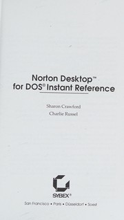 Cover of: Norton Desktop for DOS instant reference