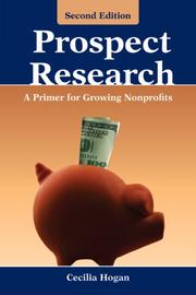 Cover of: Prospect Research by Cecilia Hogan