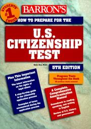 Cover of: How to prepare for the U.S. citizenship test by Gladys E. Alesi