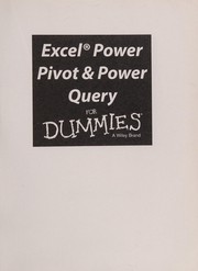 Excel Power Pivot & Power Query for dummies by Michael Alexander