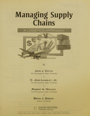Cover of: Managing Supply Chains Alogistics Approach