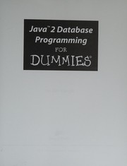 Cover of: Java 2 database programming for dummies