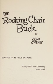 Cover of: The rocking chair buck.