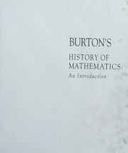 Cover of: Burton's history of mathematics: an introduction