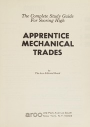 Cover of: Apprentice, mechanical trades by Arco Publishing Company.
