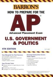 Cover of: How to Prepare for the AP U.S. Government & Politics