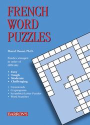 French Word Puzzles (Foreign Language Word Puzzles) by Marcel Danesi