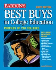 Cover of: Best Buys in College Education (Barron's Best Buys in College Education)