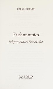 Cover of: Faithonomics: Religion and the Free Market