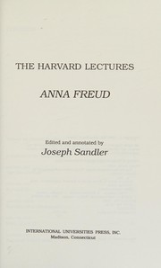 Cover of: The Harvard lectures