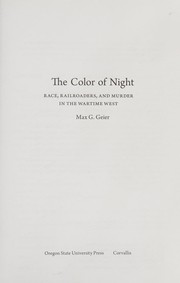 Color of Night by Max Geier
