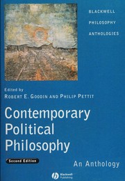 Cover of: Contemporary Political Philosophy: An Anthology