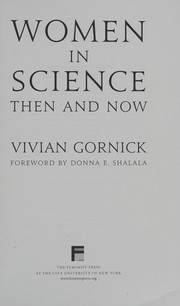 Cover of: Women in science by Vivian Gornick