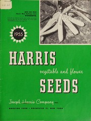 Cover of: Harris seeds 1955 by Joseph Harris Company
