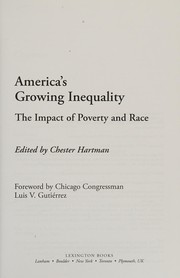 Cover of: America's growing inequality: the impact of poverty and race