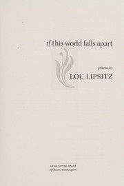 Cover of: If this world falls apart