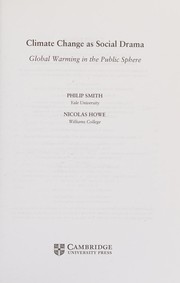 Cover of: Climate Change As Social Drama