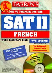 Cover of: How to prepare for SAT II--French