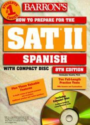 Cover of: How to prepare for SAT II--Spanish
