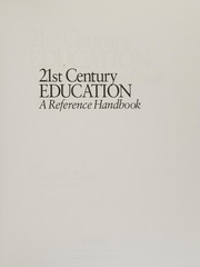 Cover of: 21st century education by Thomas Good, editor.
