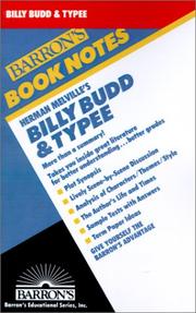 Cover of: Billy Budd and Typee