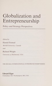 Cover of: Globalization and entrepreneurship by edited by Hamid Etemad and Richard Wright.
