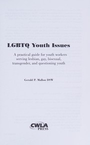 LGBTQ youth issues by Gerald P. Mallon