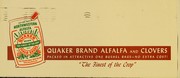 Cover of: Quaker brand alfalfa and clovers: packed in attractive one bushel bags-no extra cost! : "the finest of the crop"