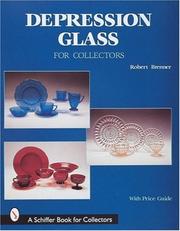 Cover of: Depression glass
