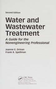 Water and wastewater treatment by Joanne Drinan
