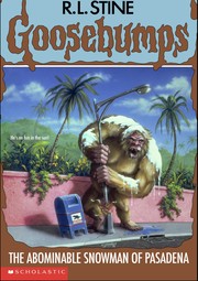 Cover of: The Abominable Snowman of Pasadena: Goosebumps #38