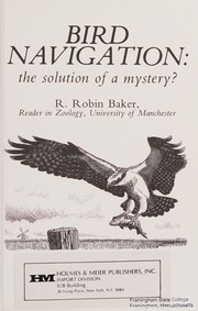 Bird Navigation by R.Robin Baker