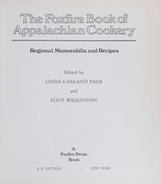 Cover of: Foxfire Book of Appalachian Cookery: Regional Memorabilia and Recipes