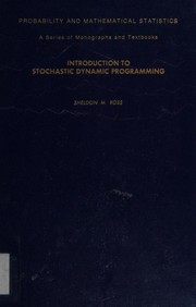 Cover of: Introduction to stochastic dynamic programming