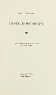 Cover of: Mental improvement