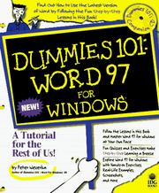 Dummies 101: Word 97 for Windows