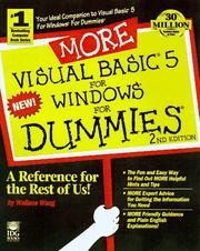 More Visual Basic 5 for Windows for dummies