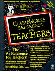 Cover of: The ClarisWorks reference for teachers