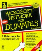 Cover of: The Microsoft Network for dummies