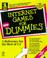 Cover of: Internet games for dummies