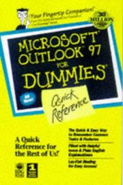 Cover of: Microsoft Outlook 97 for Windows for dummies quick reference