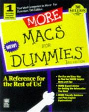 Cover of: More Macs for dummies by David Pogue