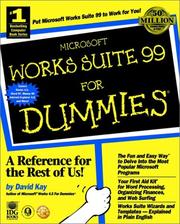 Microsoft Works Suite 99 for dummies