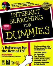 Cover of: Internet searching for dummies