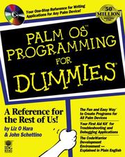 Cover of: Palm OS Programming for Dummies