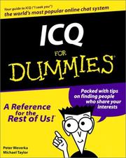 Cover of: ICQ for dummies