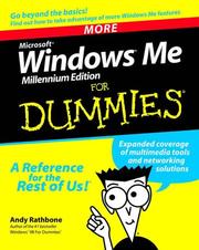 More Microsoft Windows Me millennium edition for dummies